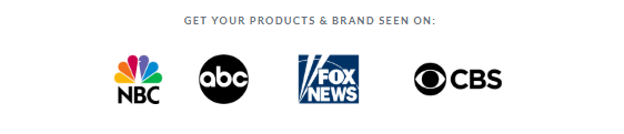 Illustration of NBC, ABC, Fox News, and CBS style publishing visibility